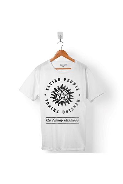 Kendim Seçtim Supernatural Сімейний бізнес: Рятуючи людей Чоловічий футболка