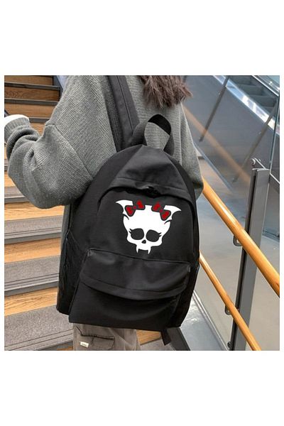 Aesthia Σχολείο Sweet Skull Printed, Σχολείο, Σακίδιο πλάτης μαθημάτων - Mingalondon