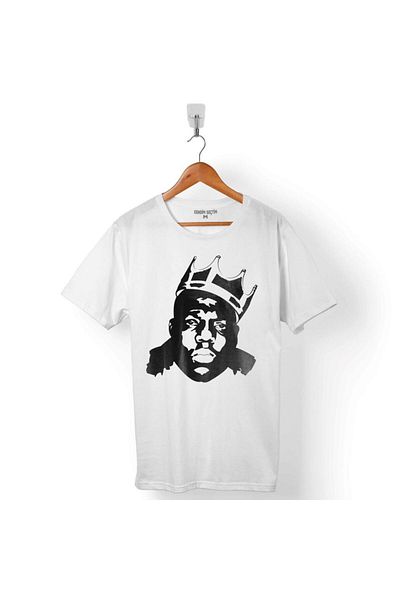 Kendim Seçtim Tricou alb pentru bărbați The Notorious Bıggie imprimat