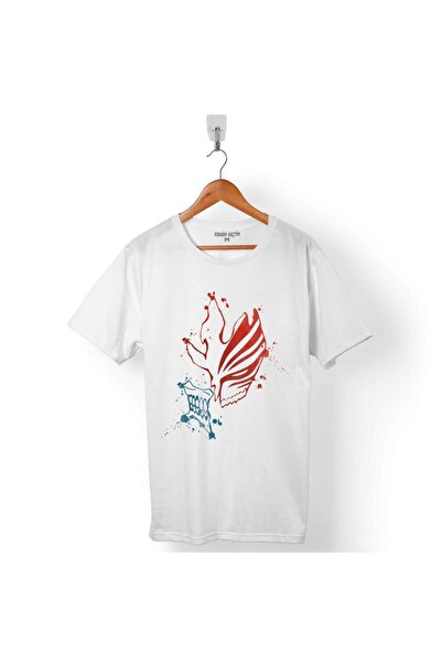 Kendim Seçtim تي شيرت رجالي من الجانبين بليتش أنمي مانغا