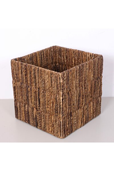 Mylamp BABİL DOĞAL ABAKA SEPET & SAKLAMA DÜZENLEME KUTUSU 40x40 cm