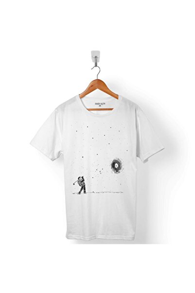 Kendim Seçtim Joc de golf în spațiu Astronaut Cosmos Galaxy Tricou bărbați