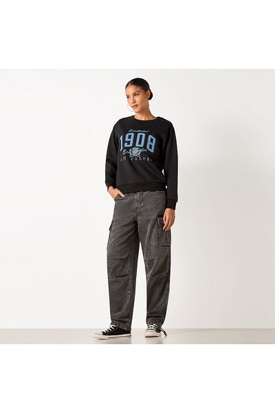 Lee Cooper Applique Detail Sweatshirt With Long Sleeves