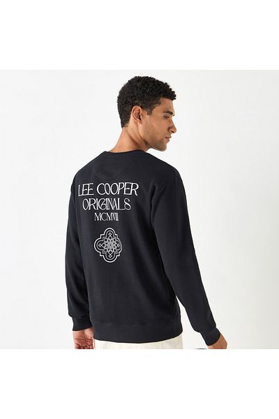 Lee Cooper Printed Sweatshirt With Crew Neck
