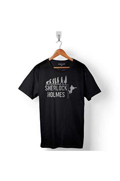 Kendim Seçtim Sherlock Holmes Evolution Evolucija čoveka Muška majica