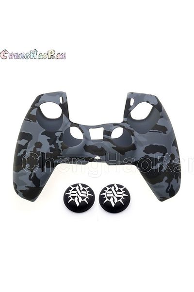 Choice F 1set 1set Soft Silicone Gel Rubber Cover Case For Playstation 5 Ps5 Controller Protection Skin An