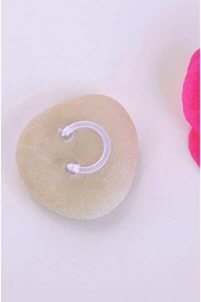 Sacce Scarves&Accessories Silikon Tragus Piercing Helix Kıkırdak Smile Piercing