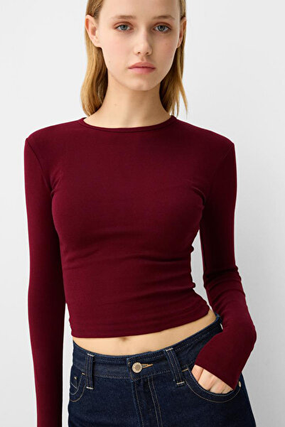 VODENS بدلة للجسم ذات أكمام طويلة مصنوعة من القطن بنسبة 100% ذات رقبة دائرية ...