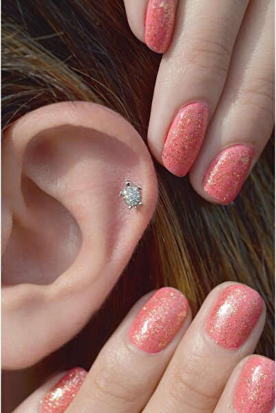 Sacce Scarves&Accessories Kaplumbağa Piercing Helix Kıkırdak