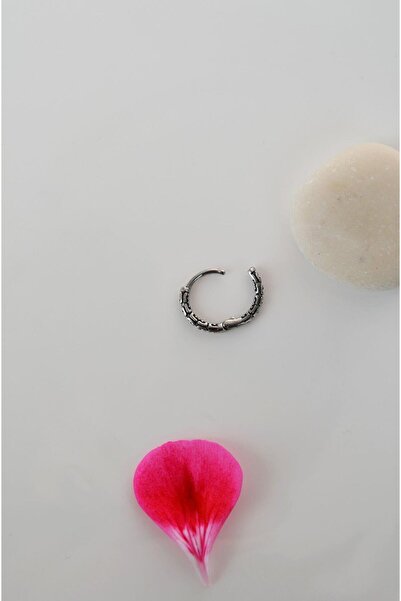 Sacce Scarves&Accessories Eskitme Minimal Çelik Halka Küpe Erkek
