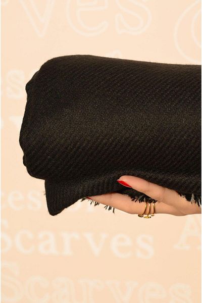 Sacce Scarves&Accessories Winter Shoulder Shawl Black