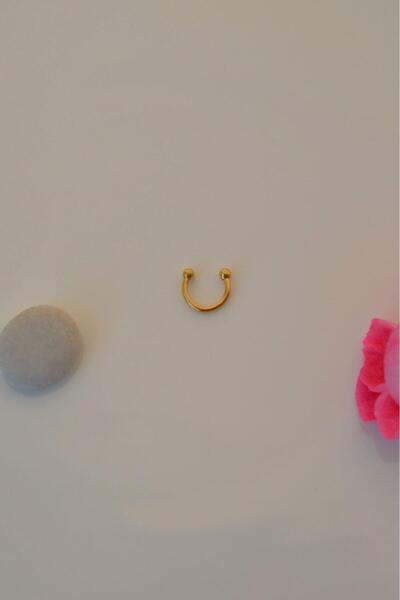 Sacce Scarves&Accessories 6 mm Gold Mini Nokta Toplu Çelik Piercing Tragus Helix Kıkırdak Lob Daith Forward Helix