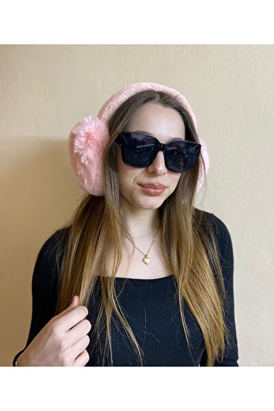 sema aksesuar Cold-Protective Soft Plush Hairy Winter Earmuff - Soft - New Year Christmas Gift