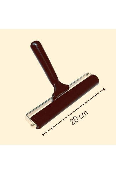 Art Tone 1.Kalite Plastik Saplı Çelik Rulo Silikon Merdane 20cm