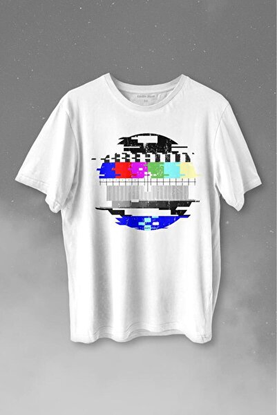 Kendim Seçtim Nema signala Teletex Nostalgija Tv Tele Tex Štampano Majica Uni...