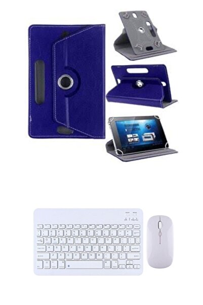Nomker Honor Pad X7 8.7'' Kılıf Uyumlu Standlı Kablosuz Bluetooth Klavye Mous...