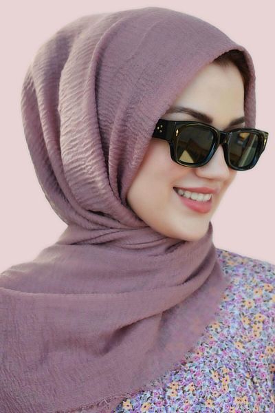 Sacce Scarves&Accessories Dried Rose Soft Textured Wrap Daily Shawl