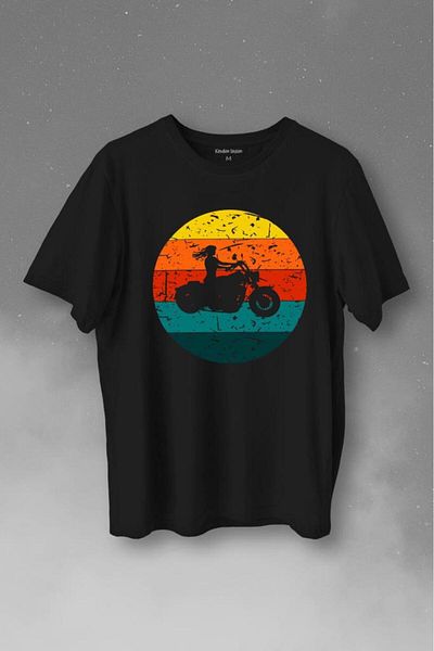 Kendim Seçtim Tricou unisex cu imprimeu retro cu siluetă de femeie vintage