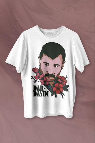 Kendim Seçtim Μπλουζάκι Unisex Μπλουζάκι με στάμπα Azer Slaughter I Am Dard Arabesque