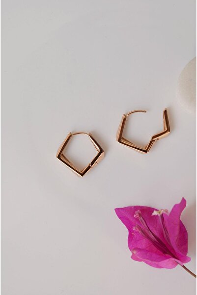 Sacce Scarves&Accessories Mini Asimetrik Dörtgen Küpe