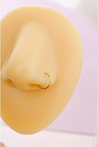 Sacce Scarves&Accessories 8 Mm 316 L Çelik Düz Halka Model Hızma Gold Renk