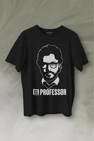 Kendim Seçtim El Proffessor La Casa De Papel Professor Printed T-Shirt Unisex T-shirt