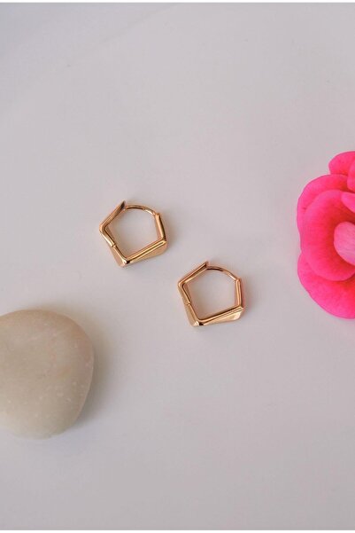 Sacce Scarves&Accessories Mini Asimetrik Dörtgen Küpe