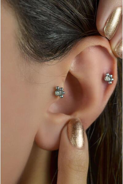 Sacce Scarves&Accessories Pati Şekilli Piercing Tragus Helix Kıkırdak