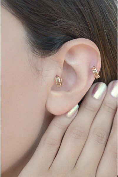 Sacce Scarves&Accessories Halka Piercing Tragus Helix Kıkırdak Küpesi