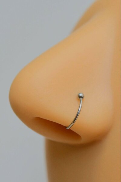 Sacce Scarves&Accessories Gümüş Renkli Mini Topçuklu 10 mm Çelik Halka Hızma ...