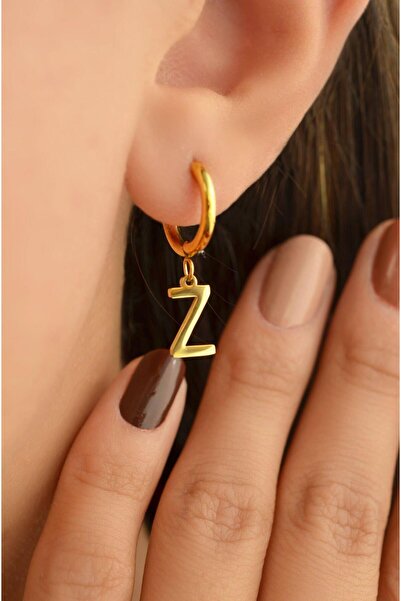 Sacce Scarves&Accessories حلق حرف Z من الفولاذ