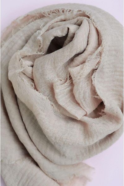 Sacce Scarves&Accessories Soft Textured Coffee Foam - Color Wrap Daily Shawl