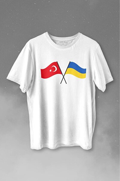 Kendim Seçtim Turska i Ukrajina Prijateljstvo Ne ratu Štampano Unisex majica ...