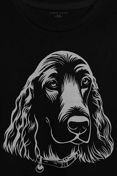 Kendim Seçtim Μπλουζάκι Spaniel Dog Spaniel Dog με στάμπα Unisex T-shirt