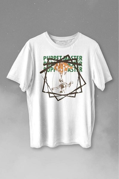 Kendim Seçtim Μπλουζάκι Dummy Puppet Master Geometric Printed T-shirt Unisex