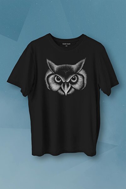 Kendim Seçtim Linearna silueta glave sove, majica kratkih rukava unisex Štamp...