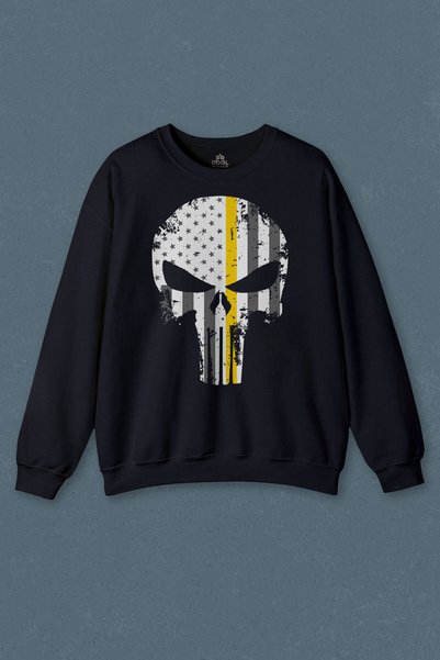 so cool Μπλούζα φούτερ σκούρο μπλε The Punisher Καταπιεστικός Φρανκ Κάσλ Τυπω...