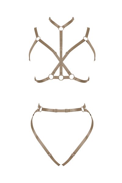 Atelier Tuberose Γυναικείο Fancy Harness Elastic Shiny Γυναικείο Σετ Εσωρούχων