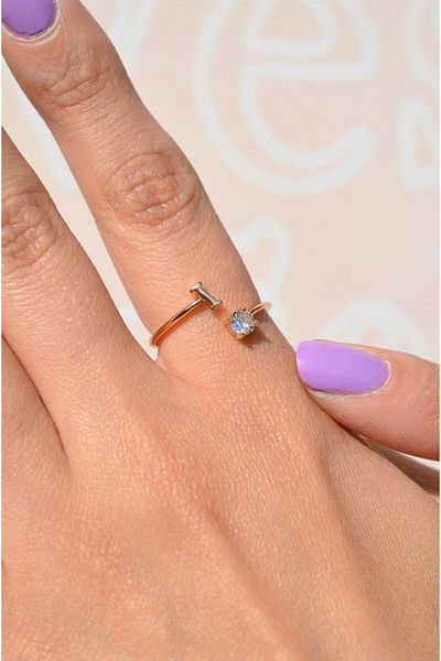 Sacce Scarves&Accessories Letter Ring I