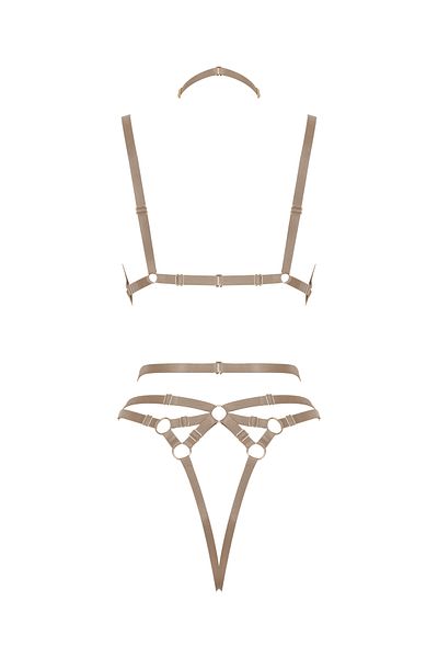 Atelier Tuberose Γυναικείο Fancy Harness Elastic Shiny Γυναικείο Σετ Εσωρούχων