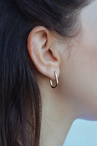 Sacce Scarves&Accessories Oval Halka Küpe