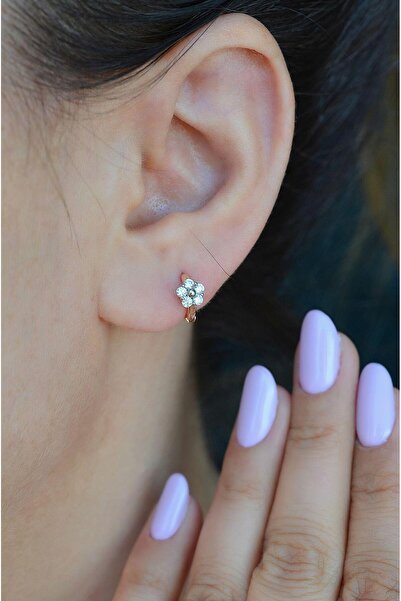 Sacce Scarves&Accessories Çiçek Halka Tragus Piercing Helix Kıkırdak Küpesi