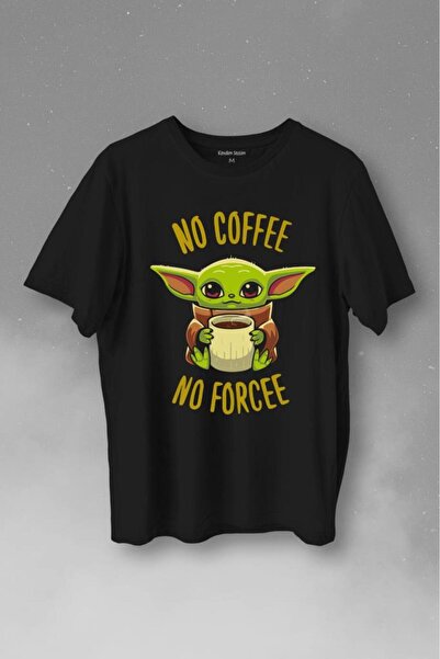 Kendim Seçtim No Coffee No Forcee Coffee Power Force Tricou imprimat cu energ...