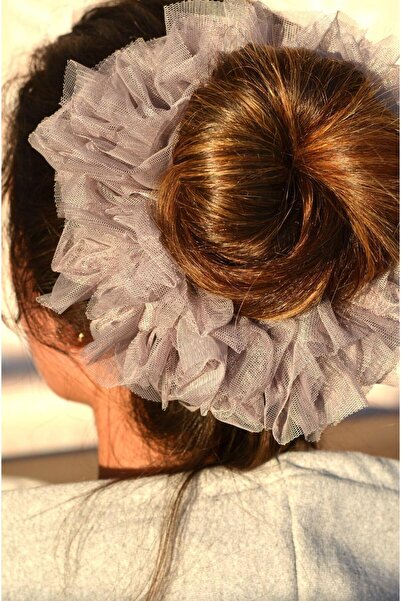 Sacce Scarves&Accessories Сива фиба за коса за скромно обличане