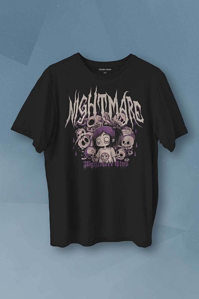 Kendim Seçtim Tricou imprimat Nightmare Club Horror Club Tricou unisex