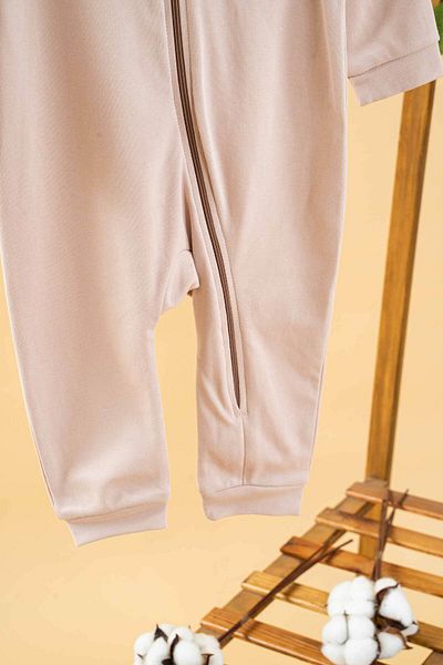 bombe Baby Boys and Girls Cotton Seasonal Romper with Pockets and Zipper
