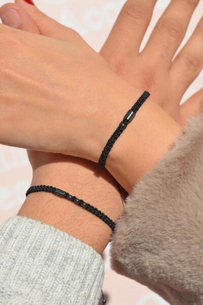 Sacce Scarves&Accessories عشاق الزوجين سوار الفظ مع رسائل مكتوبة