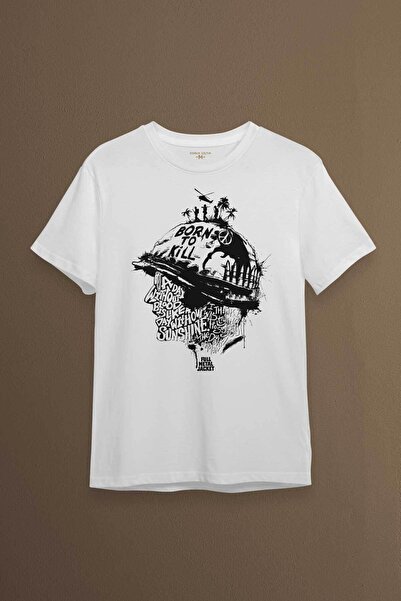 Kendim Seçtim Μπλουζάκι Stanley Kubrick 1995 Printed Full Metal Jacket T-shir...