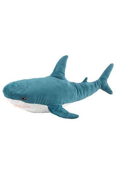 IKEA Blahaj Soft Toy, Blue-white