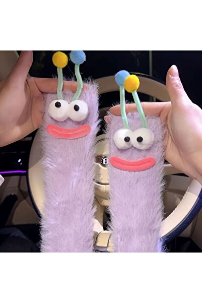 Hobi Dünyası Mercan Polar, Sonbahar/Kış için Sıcak Peluş Ev Günlük Çorap Sevi...